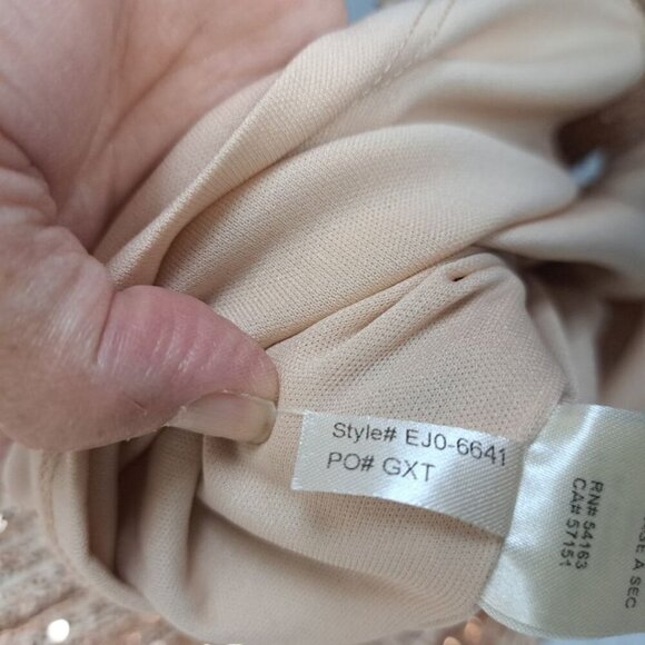 Eliza J Mock-Neck Sequined Bodycon Dress - Picture 12 of 12